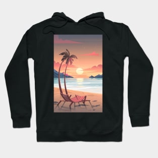 Sunset at the beach Hoodie